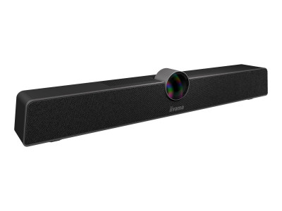 Iiyama : CAMERA et SPEAKER BAR 4K UHD 120DEGREE DFOV 12MP SENSOR MICRO