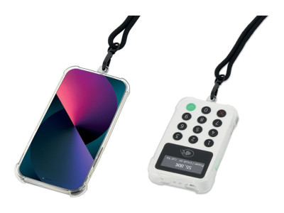 Mobilis : UNIVERSAL PHONE LANYARD ADJUSTABLE SOFT BAG