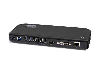 V7 : USB DOCKING STATION DUALDISPLAY 2K RESOLUTION 6 USBPORTSETHERNET
