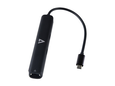 V7 : USB-C MINIDOCK SINGLE DISPLAY HDMI 2.0 USBA USB-C 100W 85W PD
