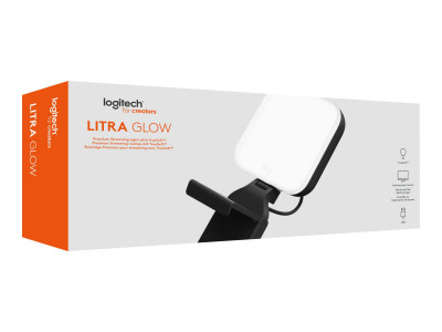 Logitech : LITRA GLOW STREAMING LIGHT avec TRUESOFT - GRAPHITE - EMEA