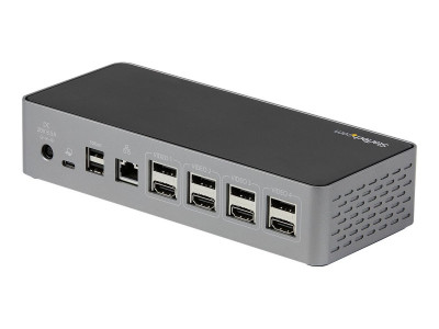 Startech : UNIVERSAL USB-C DOCK QUAD VIDEO QUAD 4K 60HZ DP OR HDMI 100W PD