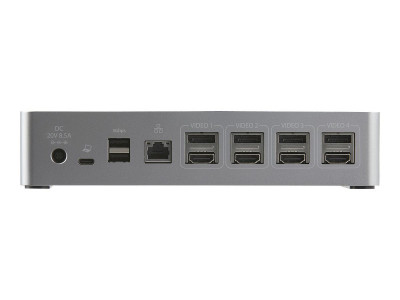 Startech : UNIVERSAL USB-C DOCK QUAD VIDEO QUAD 4K 60HZ DP OR HDMI 100W PD