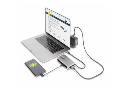 Startech : USB-C MULTIPORT ADAPTER 4K 60HZ - HDMI 10GBPS USB HUB 100W PD