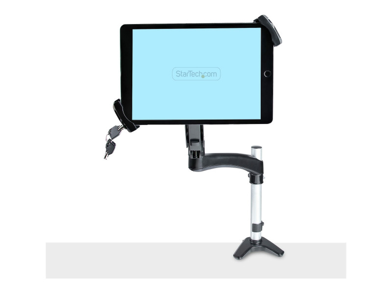 Support Tablette Mobile avec Roulettes Vérouillables - Hauteur Réglable -  Support Tablette Universel sur Pied de 7 à 11 pouces, Porte Tablette avec