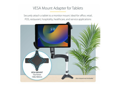 Startech : VESA MOUNT ADAPTER pour TABLET - 7.9 TO 12.5IN DISPLAY - ANTI-THE