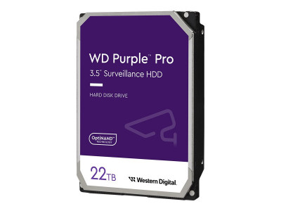 Western Digital : 22TB PURPLE PRO 512Mo 3.5IN SATA 6GB/S 7200RPM