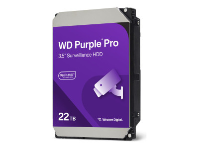 Western Digital : 22TB PURPLE PRO 512Mo 3.5IN SATA 6GB/S 7200RPM
