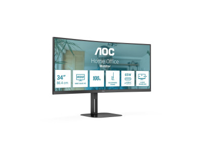 AOC : 34IN 21:9 3440X1440 VA 20M:1 178/178 USB-C/ 4XUSB 3.2