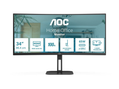 AOC : 34IN 21:9 3440X1440 VA 20M:1 178/178 USB-C/ 4XUSB 3.2