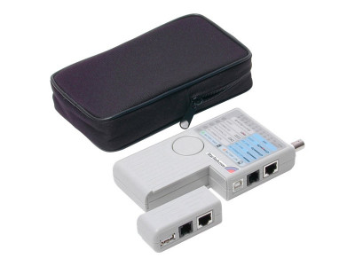 Startech : TESTEUR de CBLES MULTIFONCTIO N - CONTRLEUR RJ45/RJ11/USB/BNC