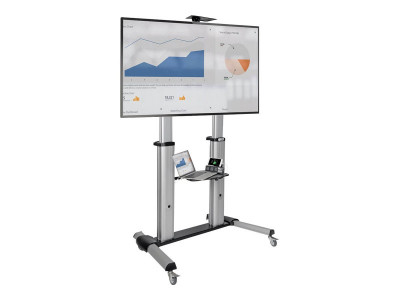 Eaton MGE : MOBILE FLAT-PANEL FLOOR STAND 60IN /100IN TVS MNTRS HEAVY-DUTY