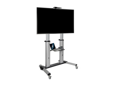 Eaton MGE : MOBILE FLAT-PANEL FLOOR STAND 60IN /100IN TVS MNTRS HEAVY-DUTY
