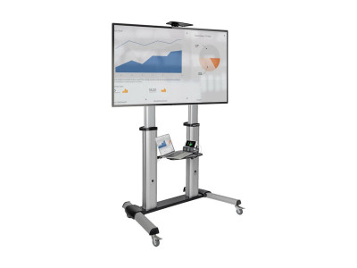 Eaton MGE : MOBILE FLAT-PANEL FLOOR STAND 60IN /100IN TVS MNTRS HEAVY-DUTY