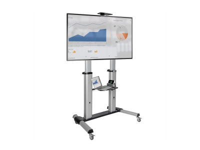 Eaton MGE : MOBILE FLAT-PANEL FLOOR STAND 60IN /100IN TVS MNTRS HEAVY-DUTY