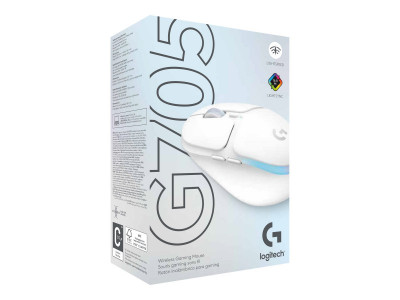 Logitech : G705 WIRELESS GAMING MOUSE - OFF WHITE - EER2