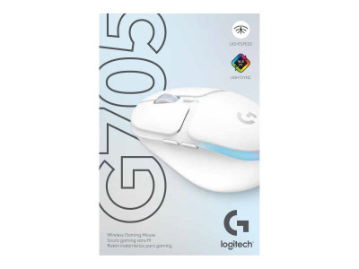 Logitech : G705 WIRELESS GAMING MOUSE - OFF WHITE - EER2
