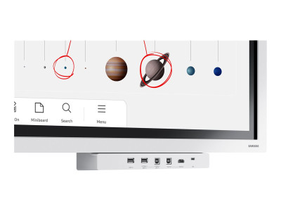 Samsung : WM65B FLIP 55IN UHD 350CD 16/7 3840 X 2160 TOUCH FLIP4 UI TIZEN