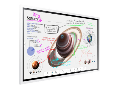 Samsung : WM55B FLIP 55IN UHD 350CD 16/7 3840 X 2160 TOUCH FLIP4 UI TIZEN