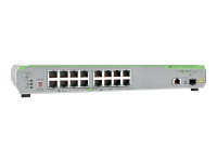 Allied Telesis : GIGABIT UNMANG SWITCH W 10G UPL 16X 100M/1G-T EU POWER