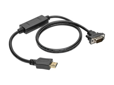 Eaton MGE : HDMI TO VGA ACTIVE VIDEO cable CONVERTER HD15 M/M 1080P 0.91M