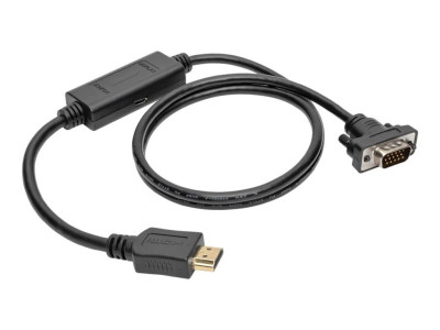 Eaton MGE : HDMI TO VGA ACTIVE VIDEO cable CONVERTER HD15 M/M 1080P 0.91M