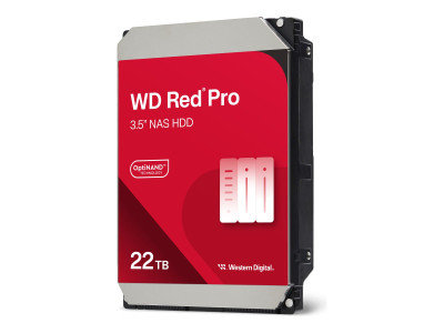 Western Digital : 22TB RED PRO 512Mo CMR 3.5IN SATA 6GB/S INTELLIPOWERRPM