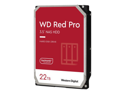 Western Digital : 22TB RED PRO 512Mo CMR 3.5IN SATA 6GB/S INTELLIPOWERRPM