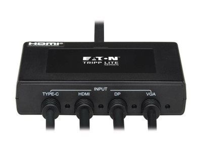 Eaton MGE : 4PT PRESENTATION ADAPTER 4K 60HZ DP USB-C 1080P VGA TO HDMI