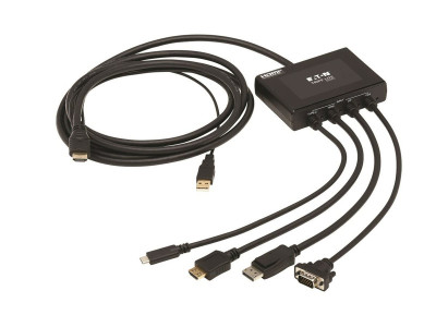 Eaton MGE : 4PT PRESENTATION ADAPTER 4K 60HZ DP USB-C 1080P VGA TO HDMI