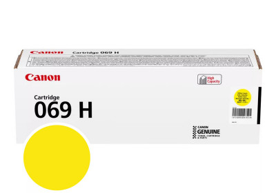 Canon 069H Cartouche de toner Jaune haut rendement 5500 pages 069HY