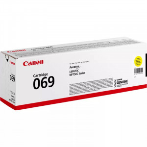 Canon 069 Cartouche de toner Jaune 1900 pages 069Y