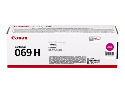 Canon 069H Cartouche de toner Magenta haut rendement 5500 pages 069HM