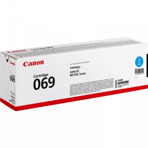 Canon 069 Cartouche de toner Cyan 1900 pages 069C
