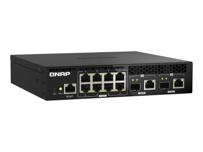 Qnap : QSW-M2108R-2C 8X2.5GBPS2X10GBPS SFP+/ NBASE-T WEBMANAG SWITCH RM