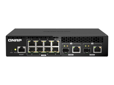 Qnap : QSW-M2108R-2C 8X2.5GBPS2X10GBPS SFP+/ NBASE-T WEBMANAG SWITCH RM