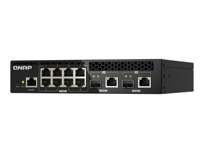 Qnap : QSW-M2108R-2C 8X2.5GBPS2X10GBPS SFP+/ NBASE-T WEBMANAG SWITCH RM