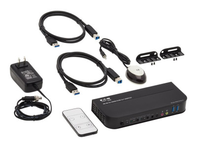 Eaton MGE : 2PT HDMI/USB KVM SWCH 4K 60HZ HDR HDCP 2.2 USB SHARING USB3.0