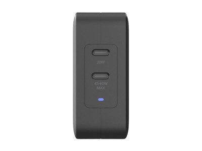 V7 : 65W USB-C PD GAN AC CHARGER 2 X USB-C PORTS INTL PLUGS
