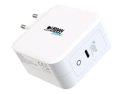 Urban Factory : CYCLEE ECO-DESIGNED 100W GAN USB-C MAINS CHARGER avec 2M USB-