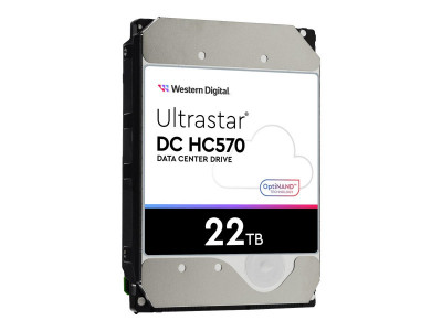 Western Digital : ULTRASTAR DC HC570 22TB 3.5 SAS 512Mo 7200RPM 512E SE P3 DC