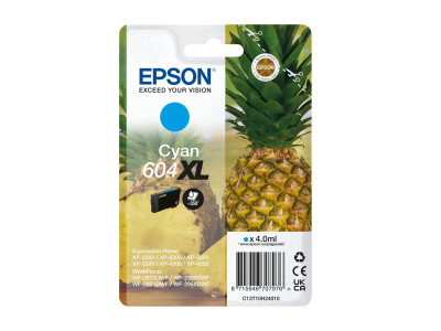 Epson : SINGLEpack CYAN 604XL cartouche d'encre