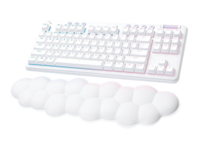 Logitech : G715 WIRELESS GAMING KEYBOARD - OFF WHITE - FRA - CENTRAL