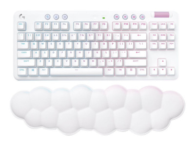Logitech : G715 WIRELESS GAMING KEYBOARD - OFF WHITE - FRA - CENTRAL