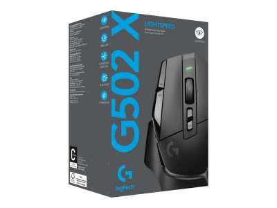 Logitech : G502 X LIGHTSPEED BLACK/CORE EWR2