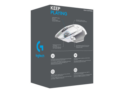 Logitech : G502 X LIGHTSPEED WHITE/CORE EER2