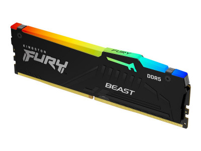 Kingston : 16GB DDR5-5600MT/S CL36 DIMM FURY BEAST RGB
