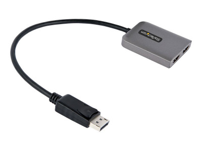 Startech : HUB DISPLAYPORT HDMI DOUBLE - DUAL HDMI 4K 60HZ - MALE pour EMELLE