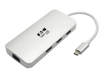 Eaton MGE : USB-C DOCKING STATION TYPE-C X2 HDMI+VGA THUNDERB 3 PD CHARGE