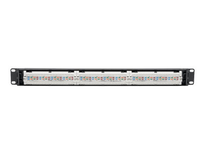 Eaton MGE : 24PT CAT6 PATCH PANEL POE+ COMPLIANT RJ45 1URM